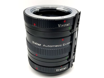 Tube Allonge Automatique Vivitar AT-7 - Set De 3 (36mm, 20mm, 12mm) - Excellent état