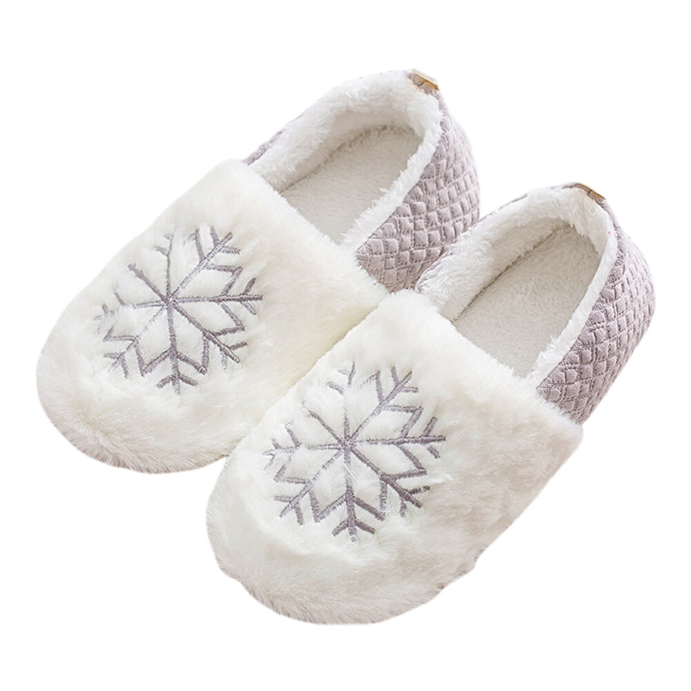 APL Ciabatte donna fiocco di neve peluche camera da letto casa scarpe comode per autunno inverno