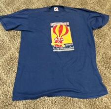 Vintage Riley Hospital Cosco Children's Telethon T-Shirt Blue I Helped A Child
