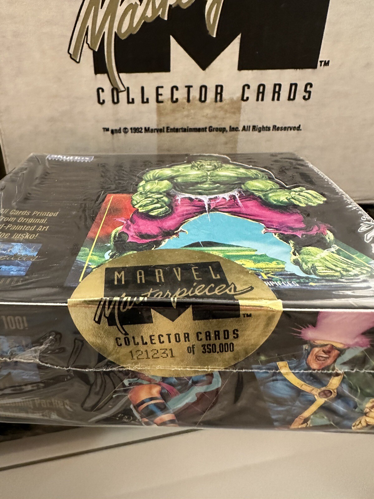1992 Marvel Masterpieces Trading Cards Hobby Box Sealed Low Numbers💎💥