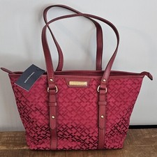 Tommy Hilfiger Red Shopper Bag NWT 6932525 605 