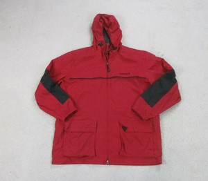 red timberland coat