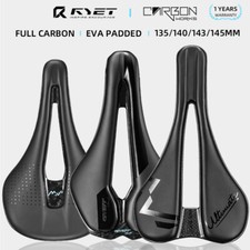 Carbon EVA Padded Bike Saddle 7x9mm for Triathlon Road MTB Gravel Bicycle Seat