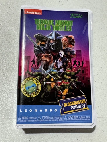 BLOCKBUSTER FUNKO REWIND TEENAGE MUTANT NINJA TURTLES LEONARDO