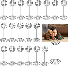 Table Number Card Holders Place Card Holder, 25 Pack Picture Holders for Tables,