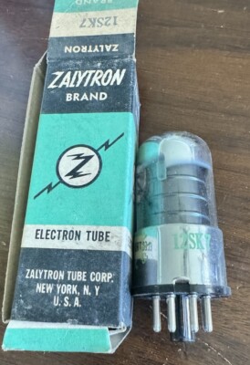 NOS Zalytron 12SK7gt VT-131/CV543 RF IF Amplifier Audio Tube Metal Base