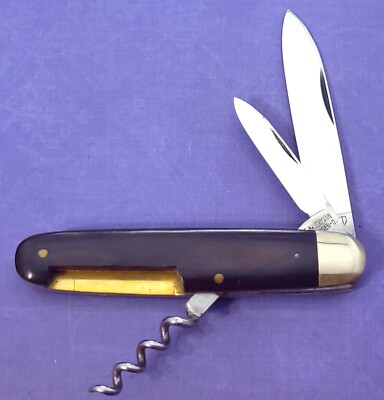 E Bruckmann Mann Knife Made in Solingen Germany Equal End Bartenders ANTIQUE