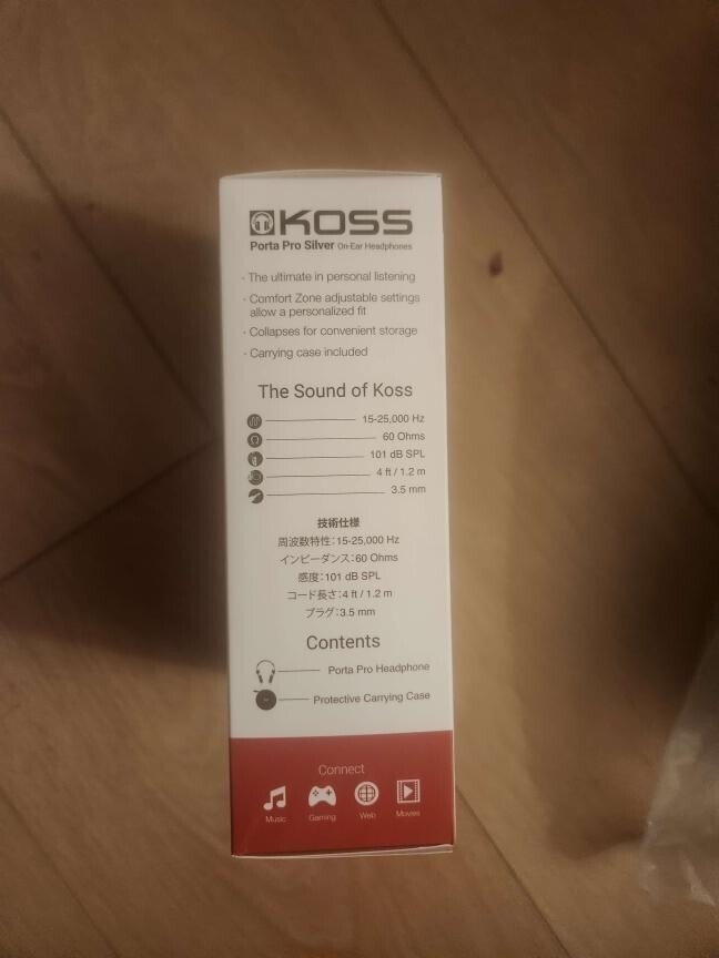 New Authentic Supreme Koss PortaPro Headphones Silver Colorway