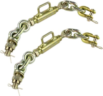 2 Pack 159350 Universal Tractor Check Chain Assembly (Adj. 11-3/4'' to 13-1/2'')