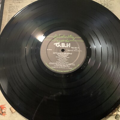 Charged G.B.H – City Baby's Revenge LP 1984 Relativity – EMC 8004