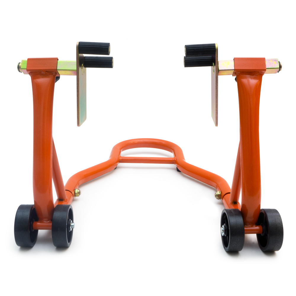 Béquille avant orange de levage stable pour Harley Dyna Wide Glide