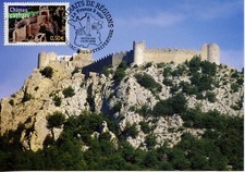MAXIMAPHILIE / CARTE MAXIMUM PREMIER JOUR / CHATEAU DE CATHARE 2004