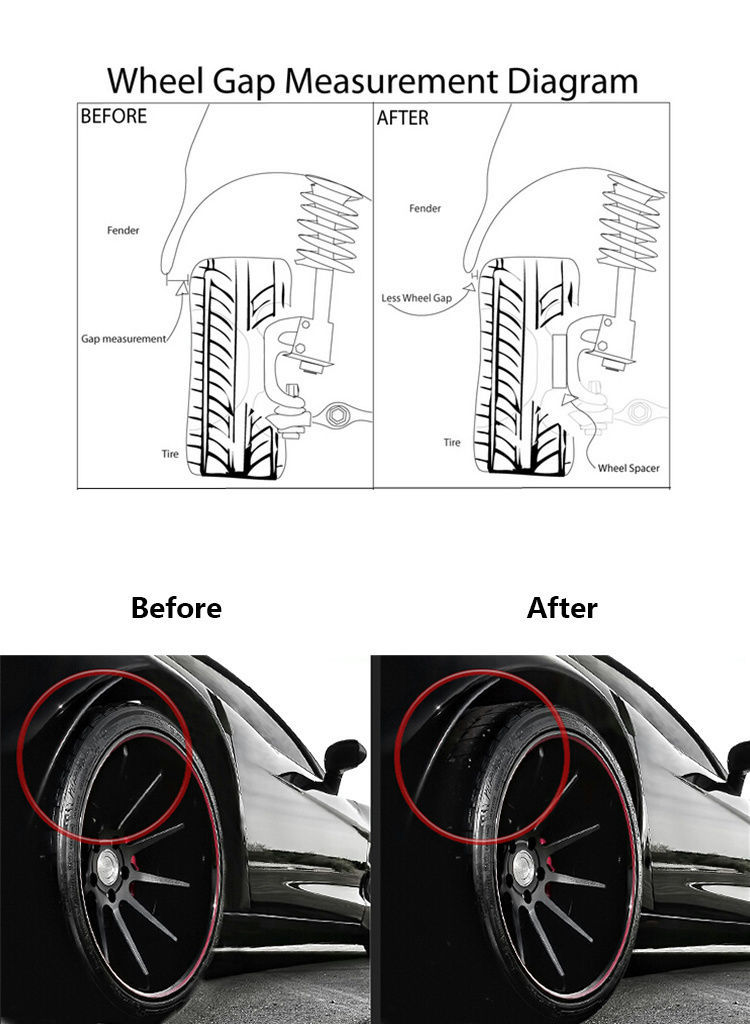 Spurverbreiterung 20mm Für Subaru WRX Auf STI - 5x100 Auf 5x114,3 Adapter