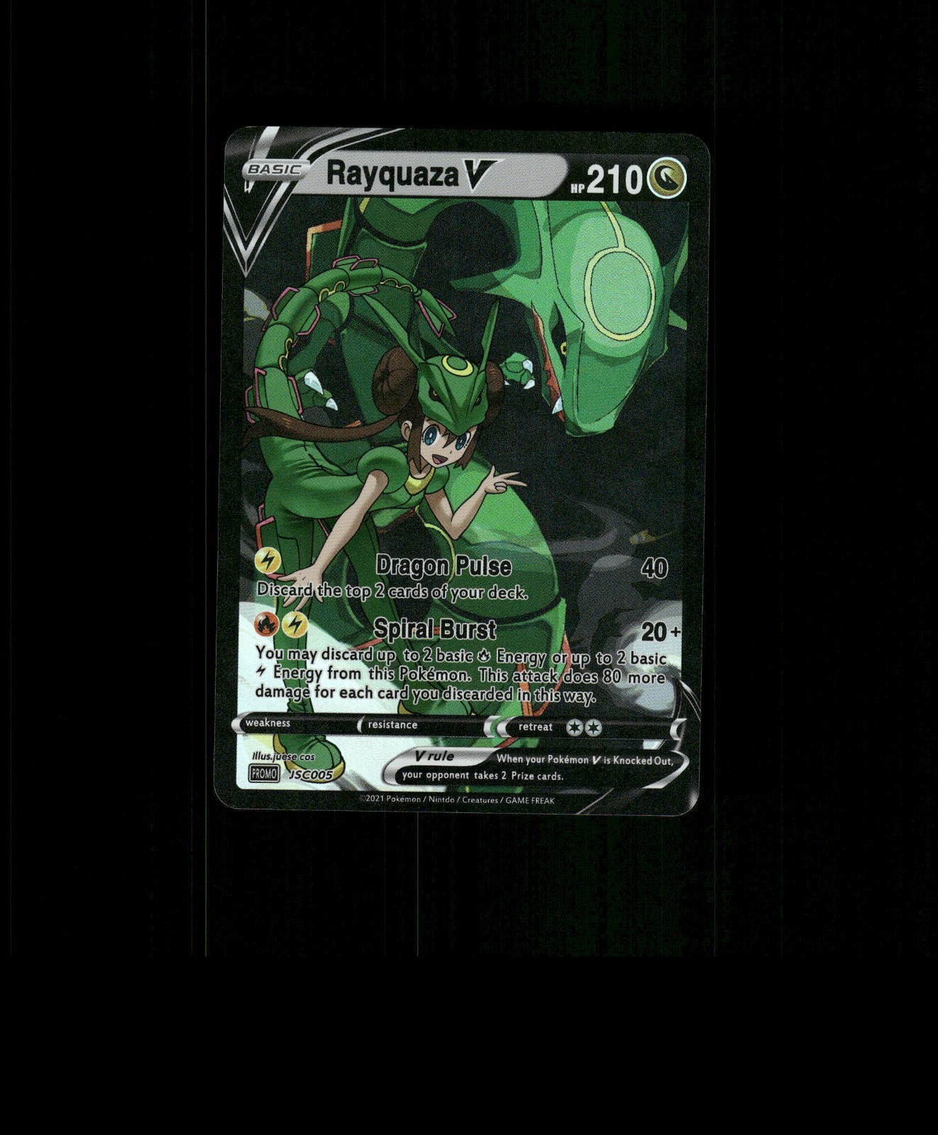 FAN-ART READ DESCRIPTION BELOW HOLO Rayquaza Card Rayquaza Pokemon Card p1