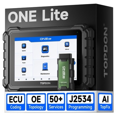  2026 NEW TOPDON ONE Lite Bidirectional Scanner J2534 Programming Online Coding