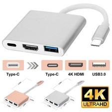 USB-C to HDMI Cable Adapter HDTV for Samsung Galaxy S25 Ultra Plus iPhone 16 15