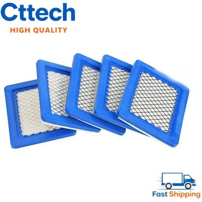 5 PCS Air Filter Lawn Mower Filters For Briggs & Stratton 491588 491588s 399959