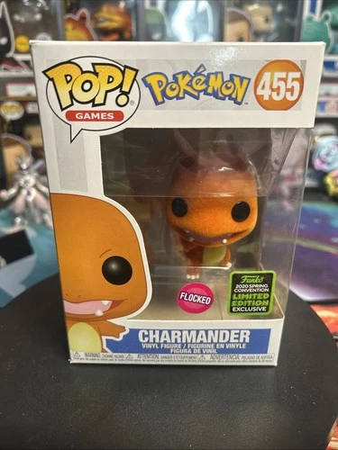 Funko Pop! Vinyl: Pokémon - Charmander (Flocked) - Emerald City Comic Con