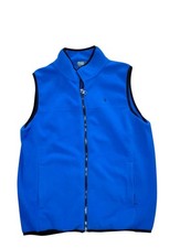 Polo by Ralph Lauren Boys VTG Vibrant Blue Fleece Vest With Pockets Polar 18-20