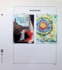 Belgium Modern Souvenir Sheet Collection On Davo Album Pages 2008