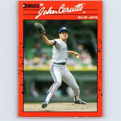 1990 Donruss John Cerutti #645b Toronto Blue Jays