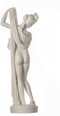 Goddess Aphrodite Kallipygos Venus Alabaster Statue Greek Sculpture Roman 9.84''