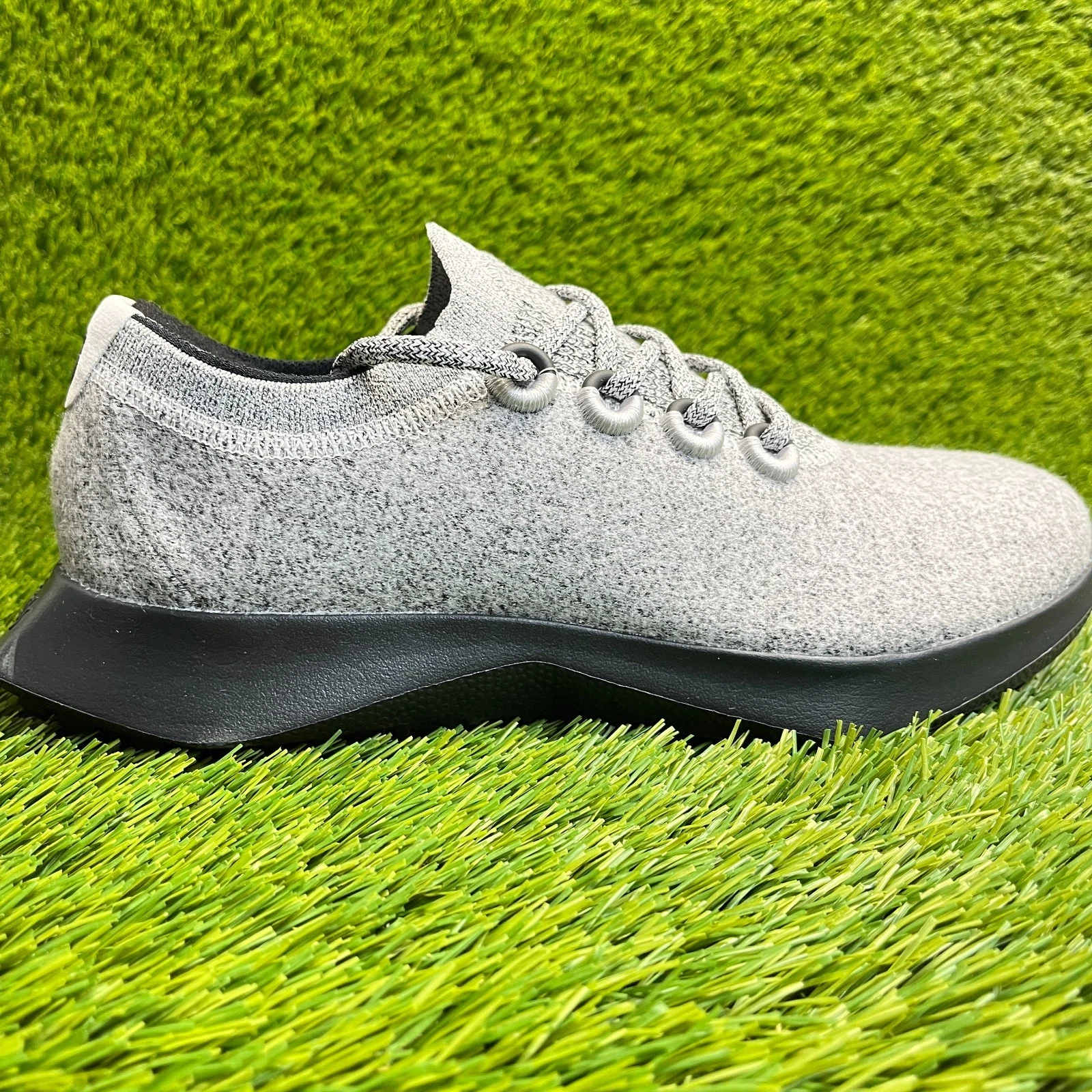 Allbirds Wool Dasher 2 Mizzles Mens Size 10 Gray Black Running Shoes Sneakers