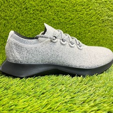 Allbirds Wool Dasher 2 Mizzles Mens Size 10 Gray Black Running Shoes Sneakers