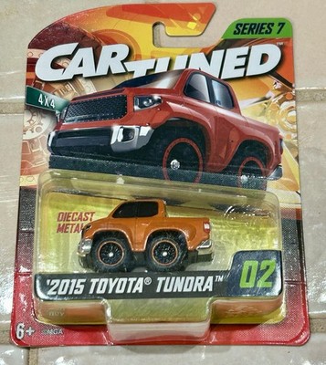 NEW 2025 CAR TUNED Series 7 '2015 TOYOTA TUNDRA #02 Orange MGA CarTuned Diecast