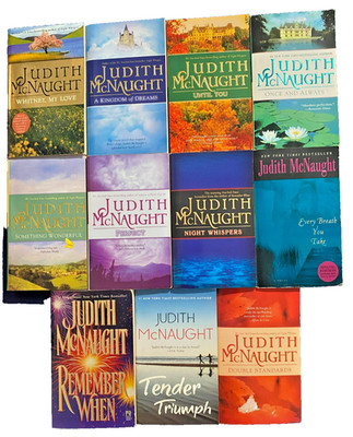 LOT of 11 ROMANCE NOVELS by JUDITH  MCNAUGHT, A Kingdom of Dreams, Once & Always