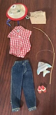 #967 Picnic Set 1959 Outfit Vintage Barbie Doll TM Variation