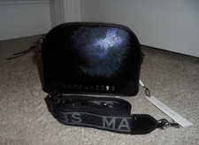 Adorable Marc Jacobs black patent crossbody purse guitar strap NWT