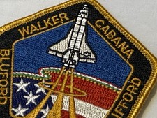 VINTAGE NASA patch STS-53 Shuttle DISCOVERY Mission Department of Defense DoD