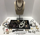 Vintage & Vintage Inspired Costume Jewelry Lot Necklace Bracelets Earrings