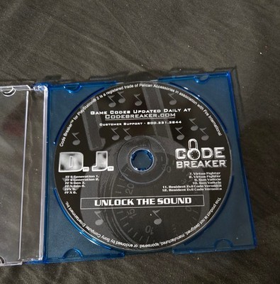 Code Breaker Playstation 2 DJ Unlock The Sound CD DISC ONLY Excellent Condition