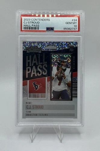2023 Panini Contenders - Hall Pass C.J. Stroud #24 Gold /10 (RC)