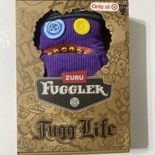 Fuggler Fugg Life Edition 9" SASQUOOSH Purple Gold Teeth Funny Ugly Monsters NIB