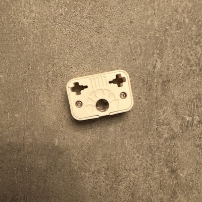 1x Lego Technic Axle Connector White Rectangular Triple Torsion Spring x928cx1