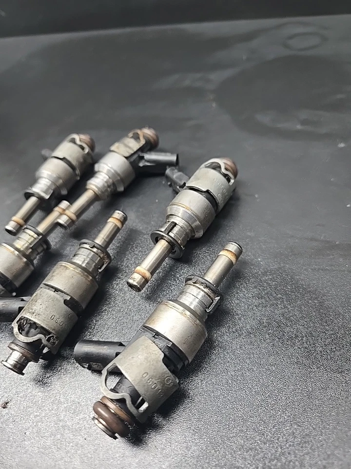 2011-2015 AUDI A6 A7 A8 Q5 Q7 S4 S5 (C7 D4 4L B8 8R 8T) 3.0L FUEL INJECTOR SET 6 - Image 2 of 4