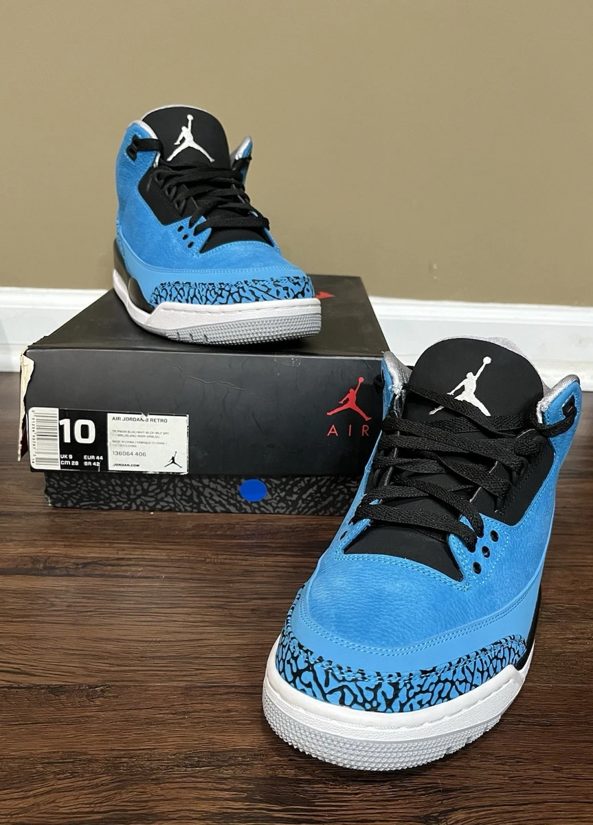 Jordan 3 Retro Powder Blue | eBay