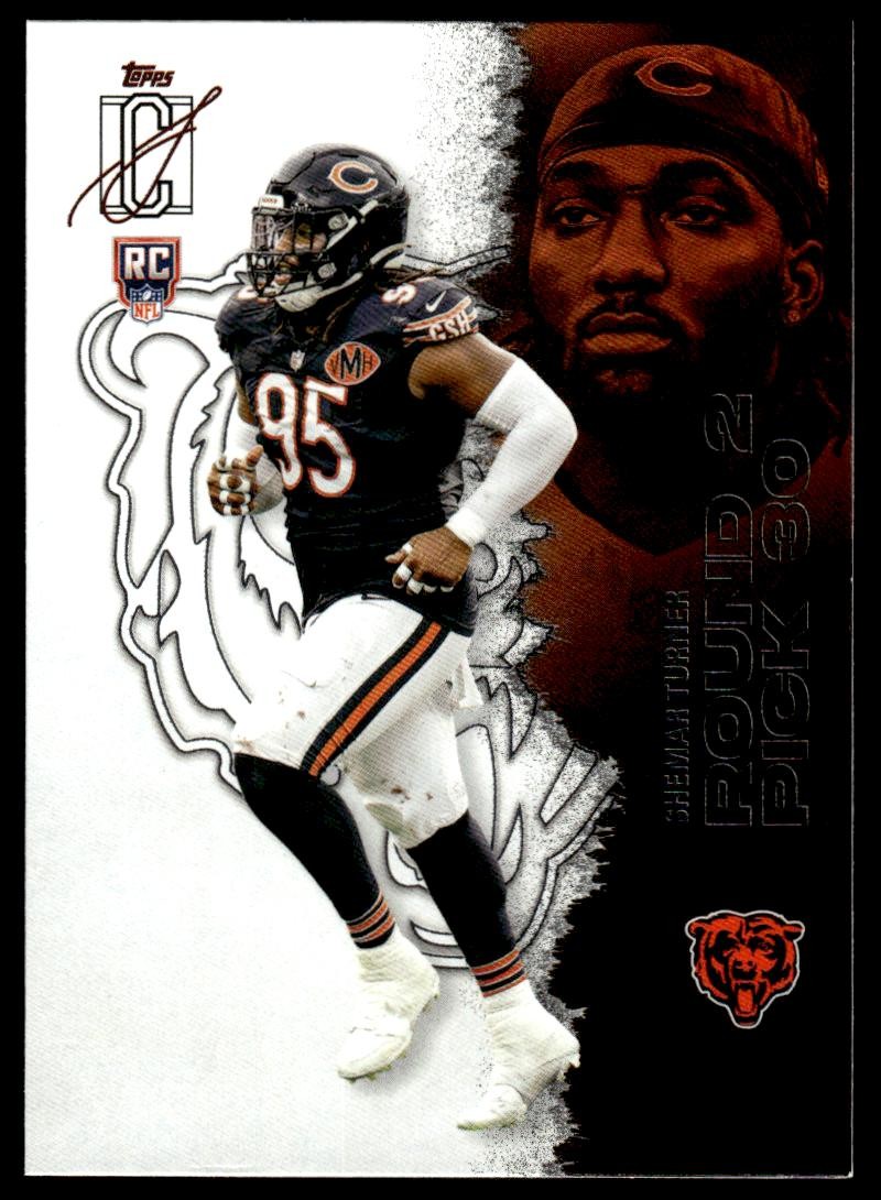Shemar Turner 2025 Topps Signature Class #240 RC Chicago Bears Football Card