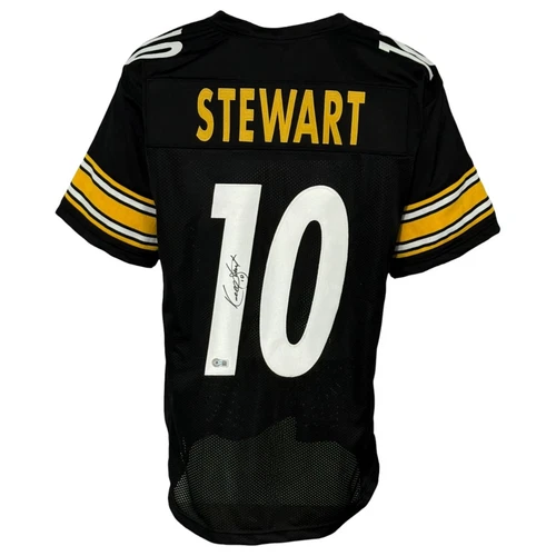 Pittsburgh Steelers Kordell Stewart Autographed Custom Pro Style Black Jersey...