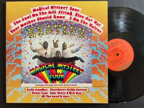 THE BEATLES MAGICAL MYSTERY TOUR VINYL LP W/BOOKLET  1970