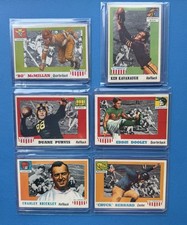 1955 Tops All-American LOT of 6: VG-EX - EX-MT