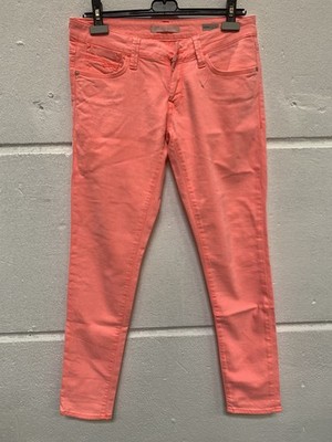Mavi Damen Jeans Serena Low Rise, Super Skinny Fluo Pink W30 L32