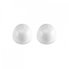 Rustproof Aluminum Toilet Bolt Covers - White - Set of 2 Renovators Supply