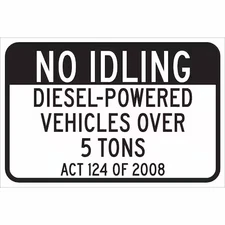 BRADY 124413 Traffic Sign, 12 in H, 18 in W, Aluminum, Rectangle, English,