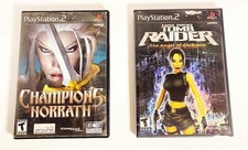 PlayStation 2 Black Label Champions Of Norrath & Tomb Raider Games Tested Good