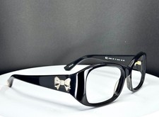 VTG JUICY COUTURE JU 533/S 807 Y7 Womens Black Oval Eyeglasses FRAMES ONLY