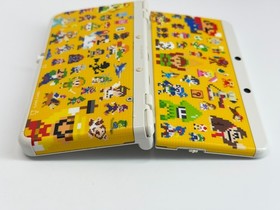 Nintendo New 3DS Handheld System White Mario Edition Bundle *Top Screen Yellowed